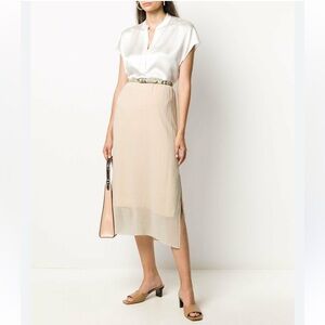 Vince Beige Women's Skirt